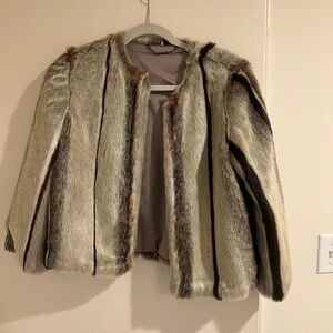 Elie Tahari faux fur coat